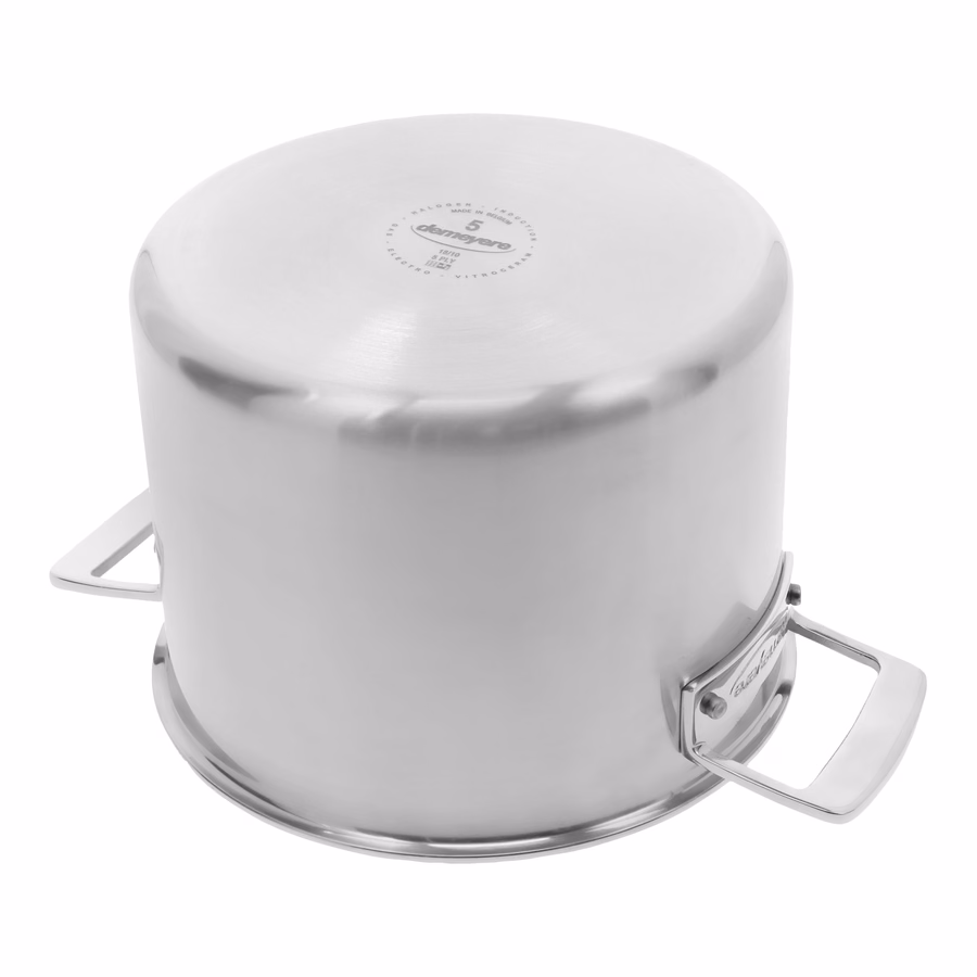 8 qt Stock Pot, 18/10 Stainless Steel
