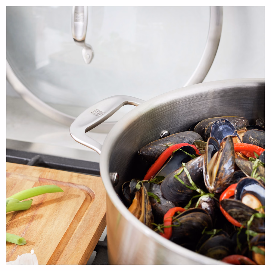 8 qt, Stainless Steel Dutch Oven