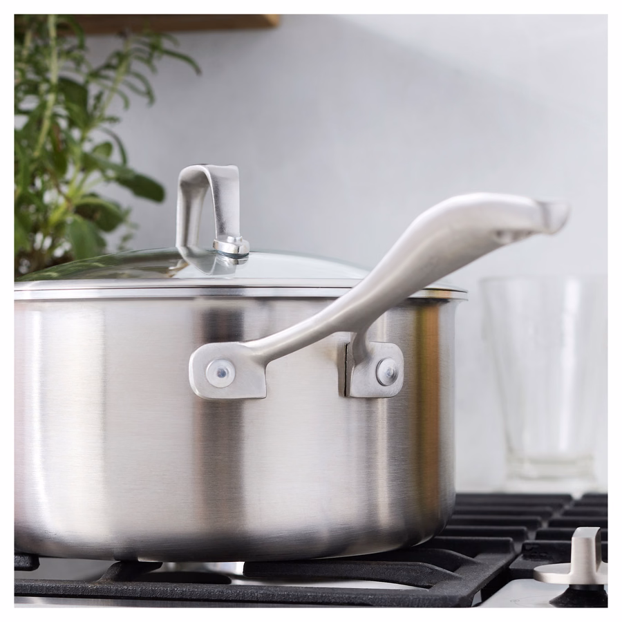 3 qt, Stainless Steel, Sauce Pan