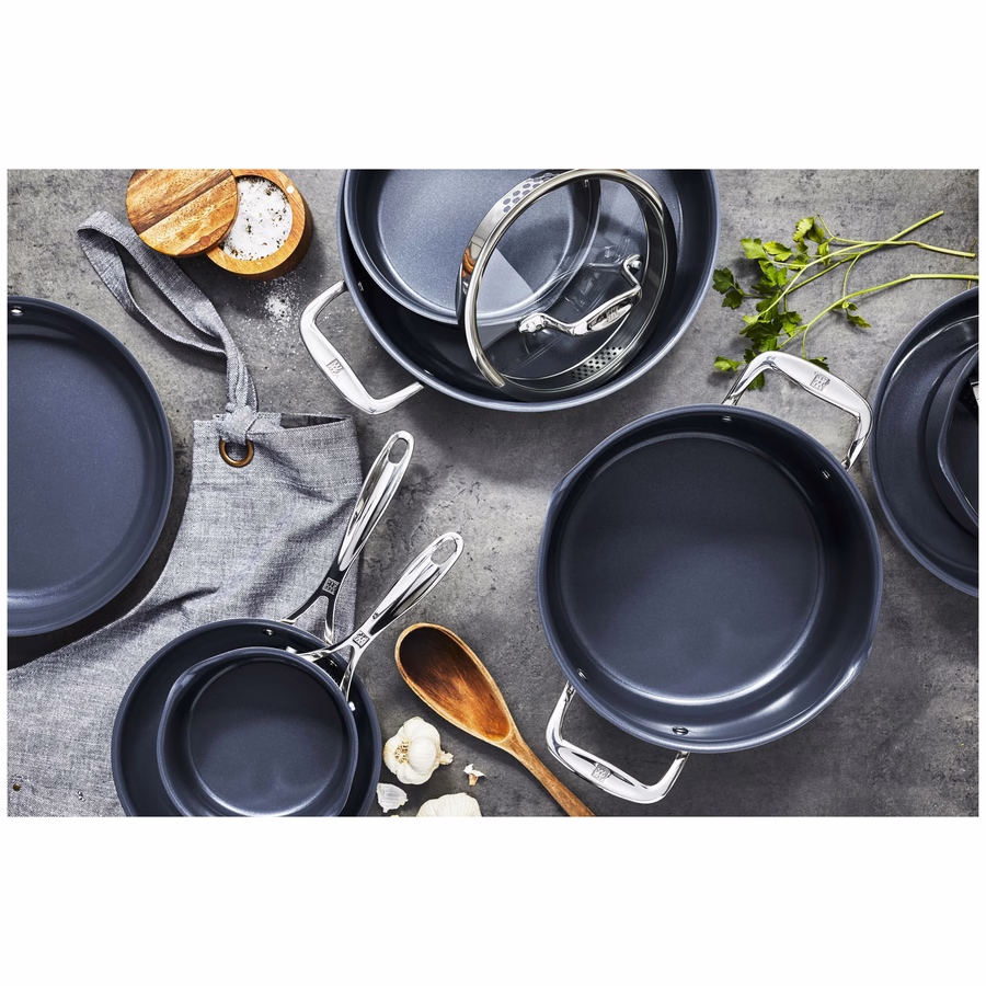 1 qt, Non-stick, Stainless Steel Ceramic Saucepan