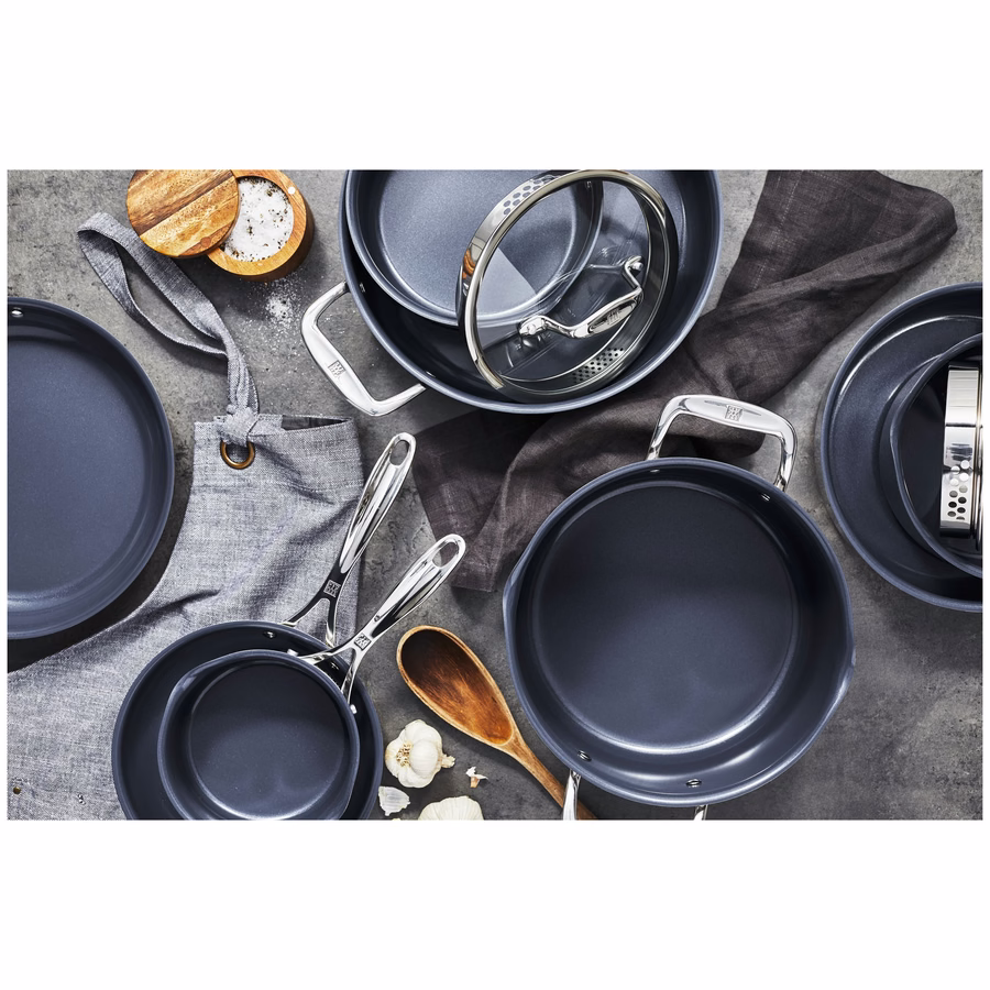 1 qt, Non-stick, Stainless Steel Ceramic Saucepan