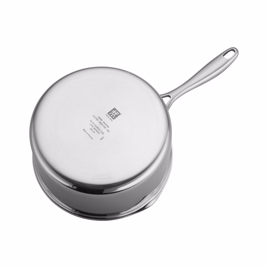 3 qt, Non-stick, Stainless Steel Ceramic Saucepan