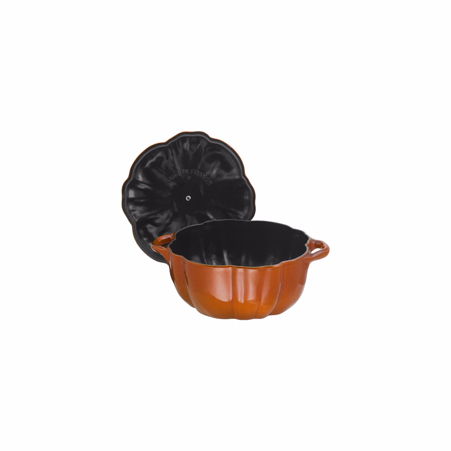 3.5 qt, Pumpkin, Dutch Oven With Stainless Steel Knob, Burnt Orange