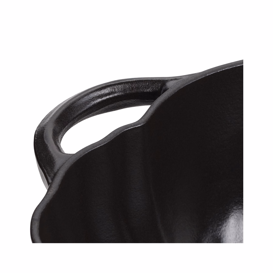 3.5 qt, Pumpkin, Dutch Oven With Stainless Steel Knob, Matte Black