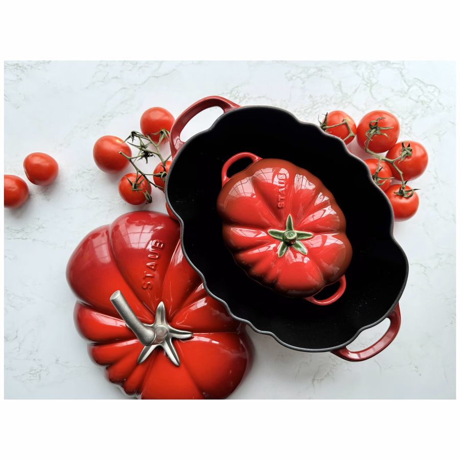 3 qt, Tomato, Dutch Oven, Cherry