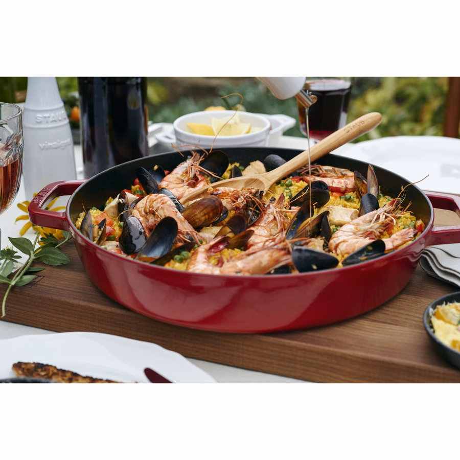 13-inch, Double Handle Fry Pan, Cherry