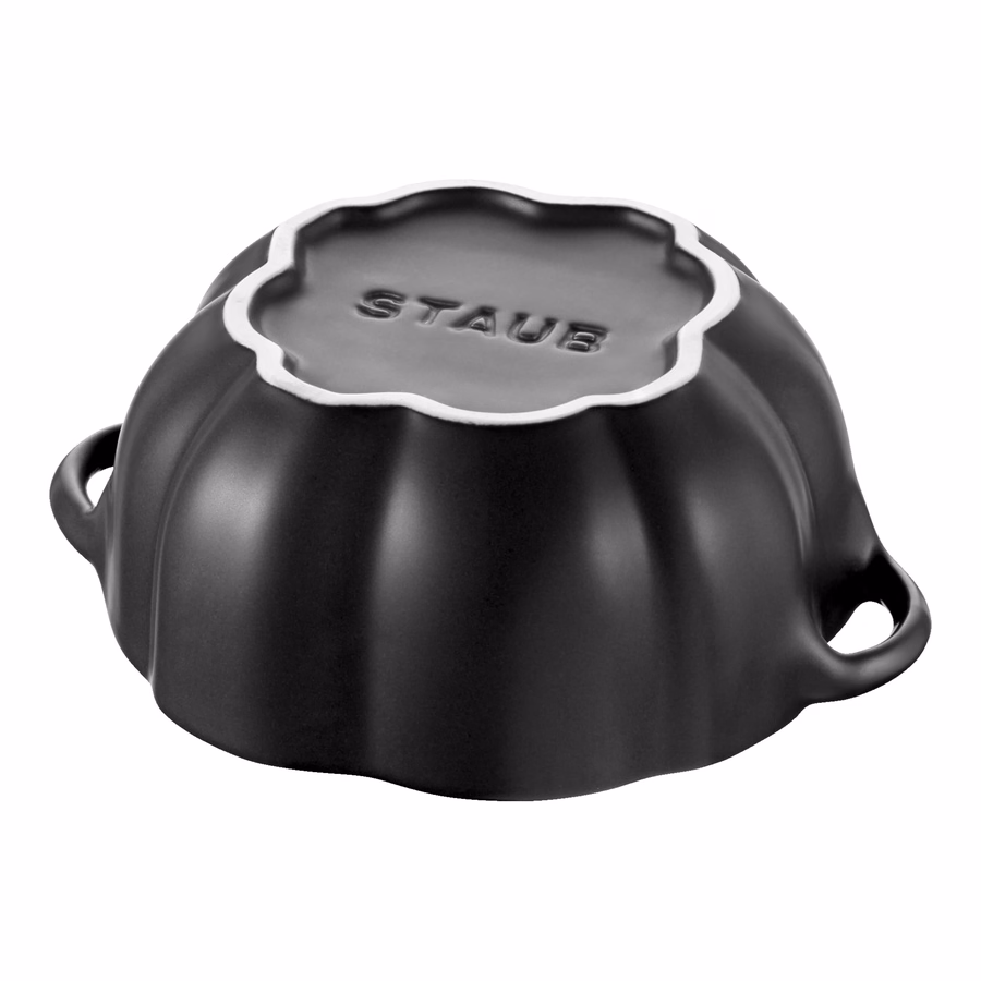 0.5 qt, Pumpkin, Petite Dutch Oven, Matte Black