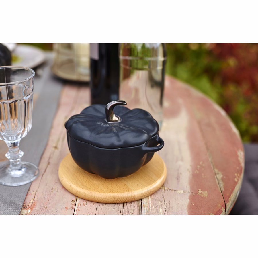 0.75 qt, Pumpkin, Petite Dutch Oven, Matte Black