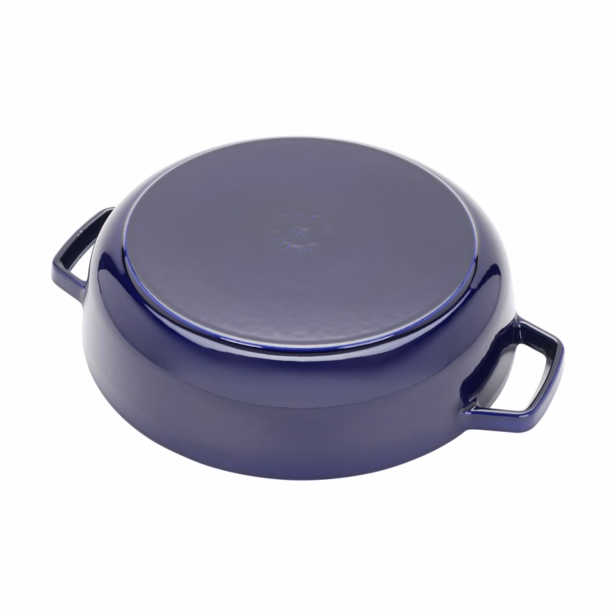 4 qt, Braiser With Lid, Dark Blue