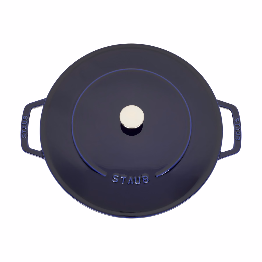 4 qt, Braiser With Lid, Dark Blue