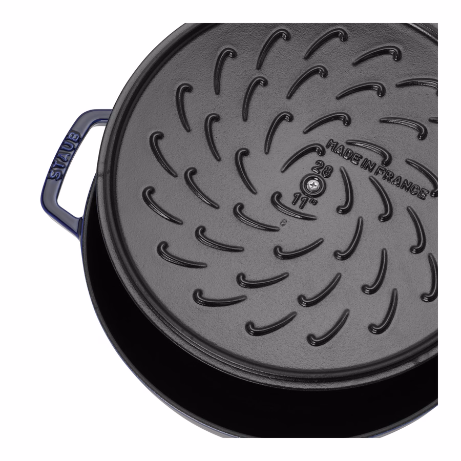 4 qt, Braiser With Lid, Dark Blue