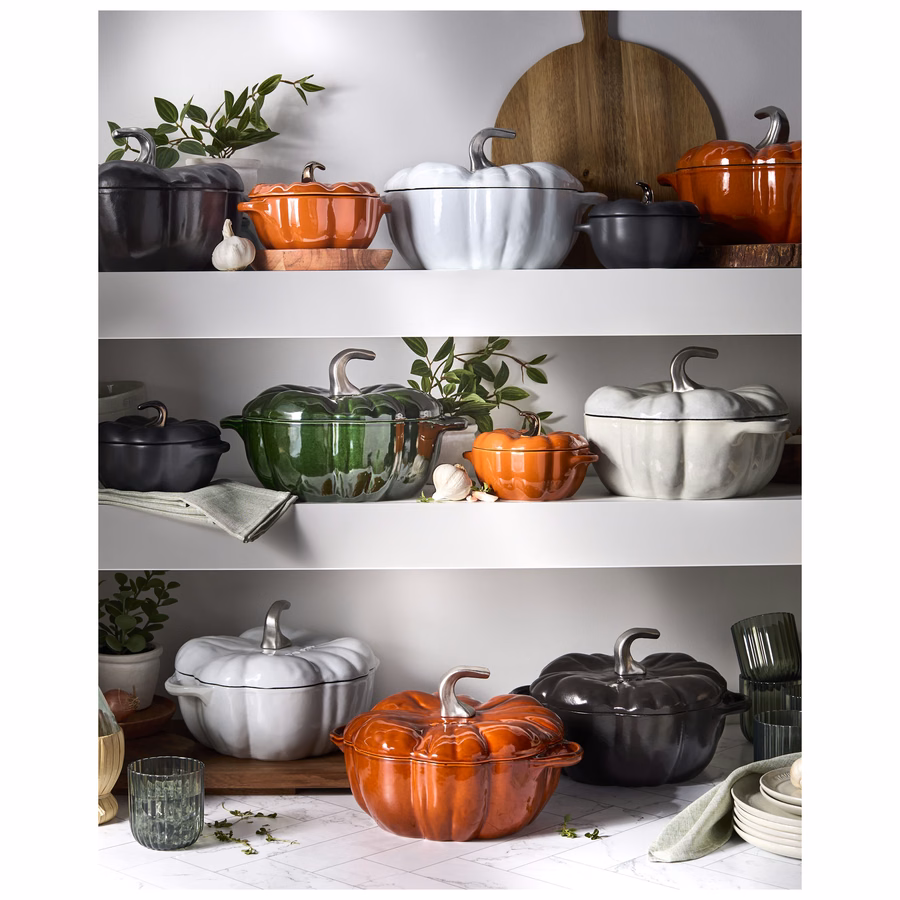 0.75 qt, Pumpkin, Petite Dutch Oven, Burnt Orange