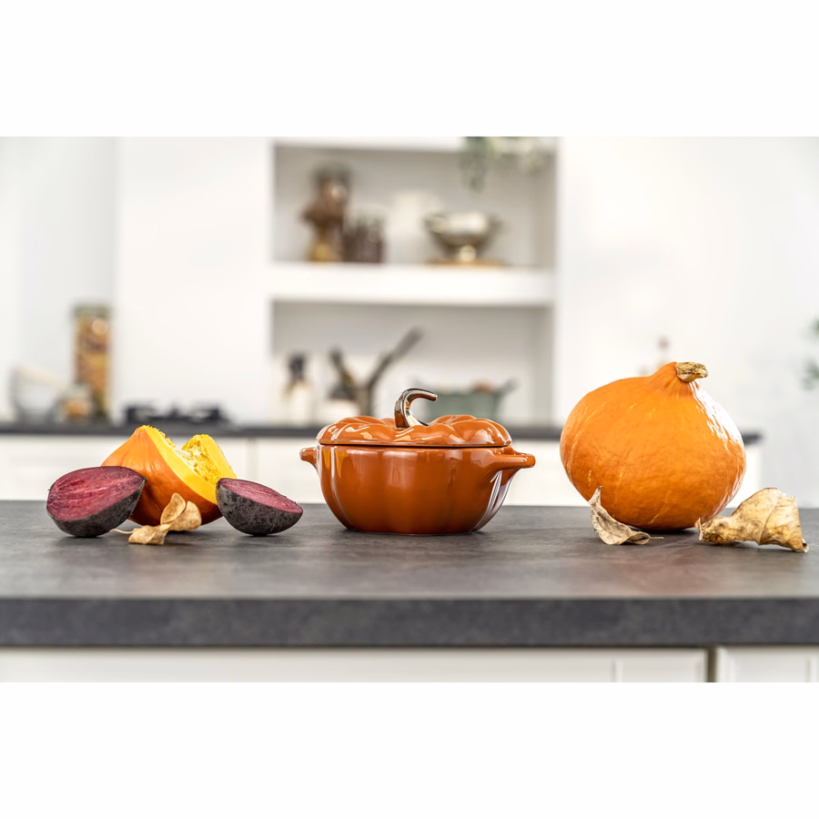 0.75 qt, Pumpkin, Petite Dutch Oven, Burnt Orange