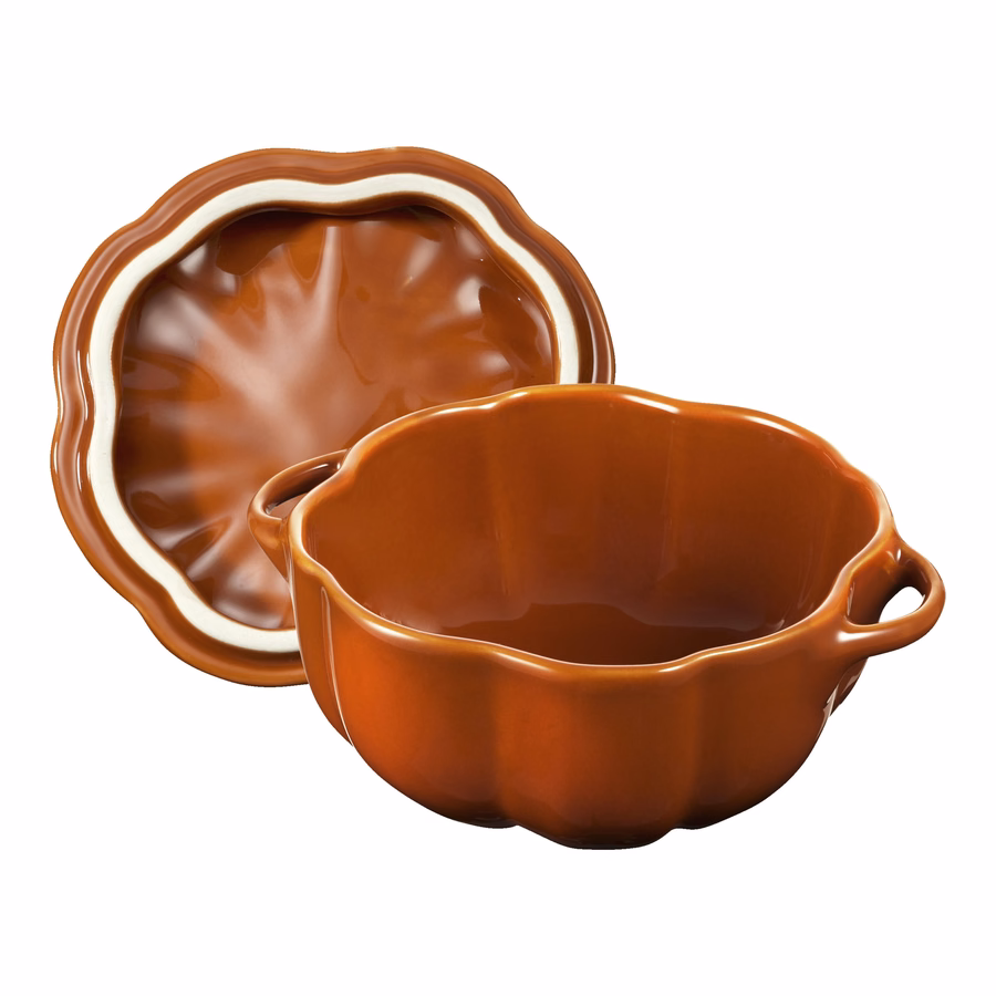 0.5 qt, Pumpkin, Petite Dutch Oven, Burnt Orange