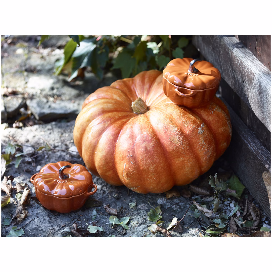 0.5 qt, Pumpkin, Petite Dutch Oven, Burnt Orange