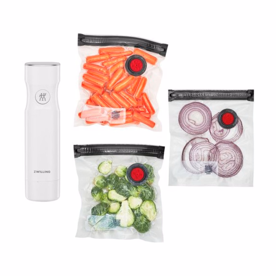 Pump and Bag Set, S/M/L / 4-pc, White