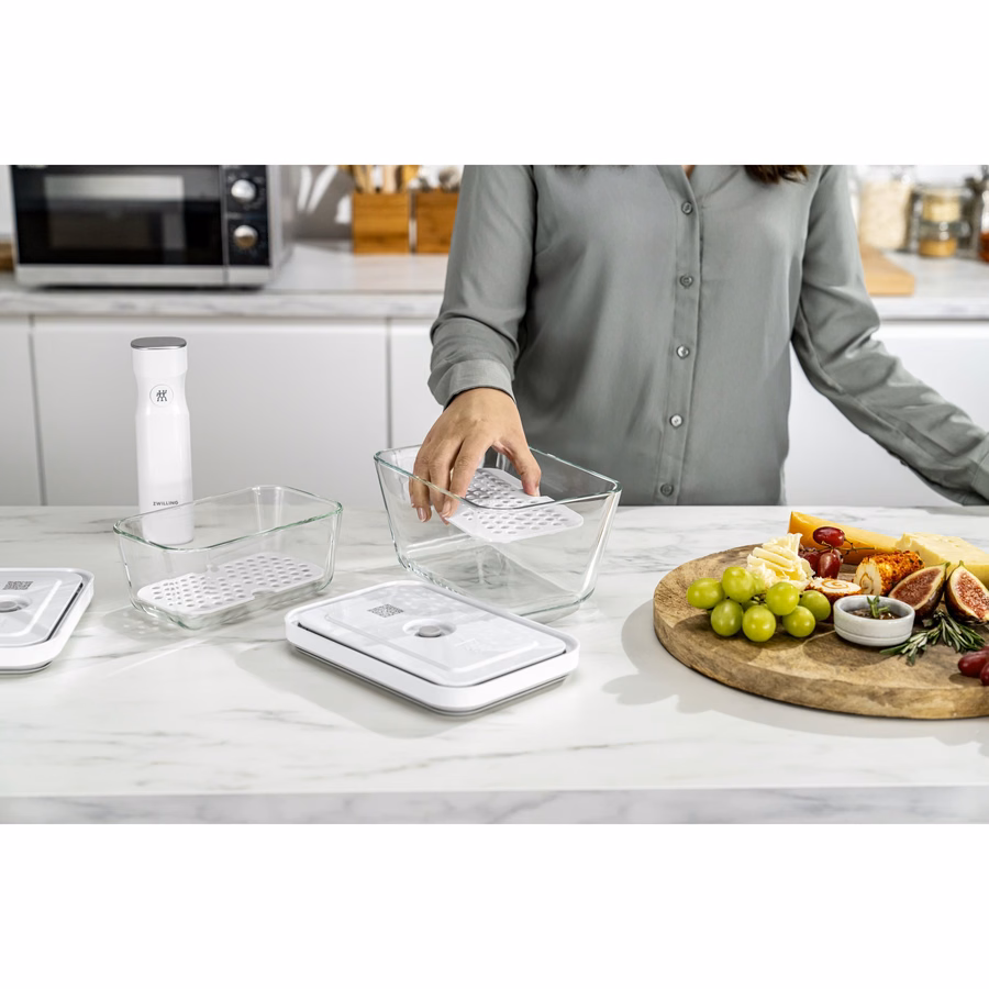 Drip tray set for glass containers, M/L / 2-pc