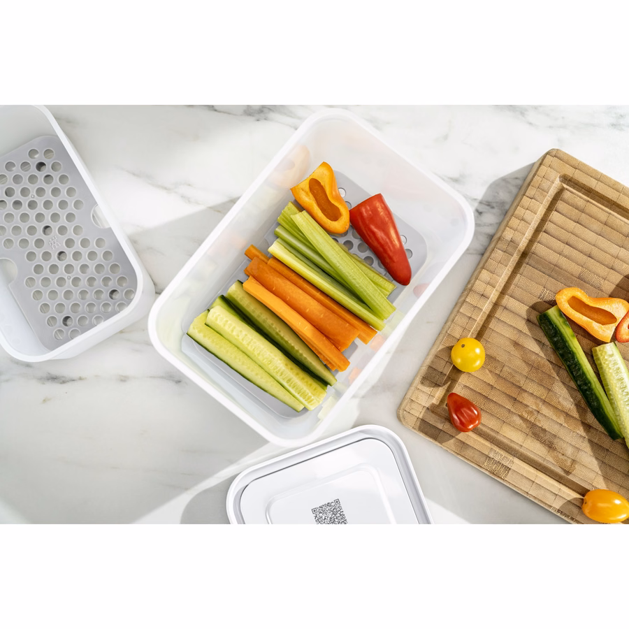 Drip tray set for plastic containers , M/L / 2-pc