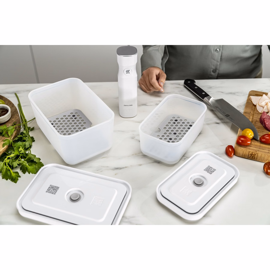 Drip tray set for plastic containers , M/L / 2-pc