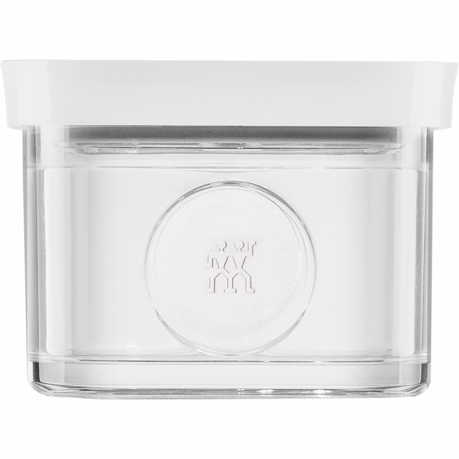 CUBE Container S / 11 cm, 0.35 Qt, Transparent-White