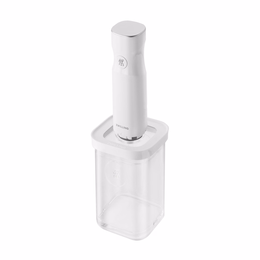 CUBE Container 2S / 11 cm, 0.875 Qt, Transparent-White