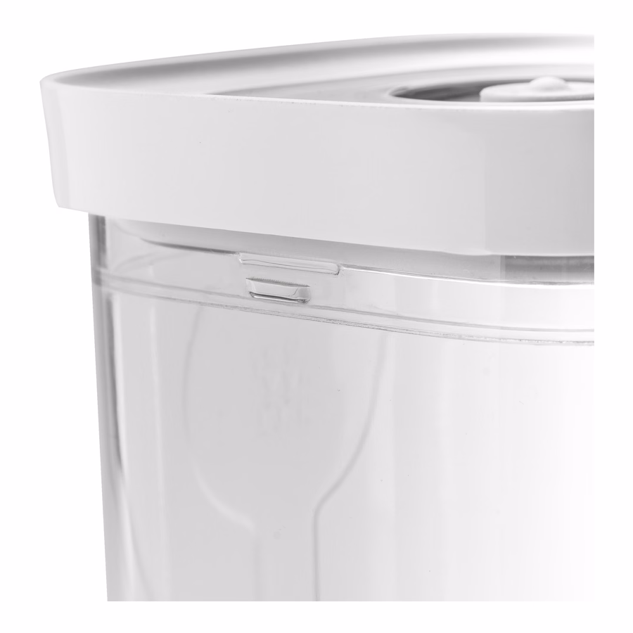 CUBE Container 3S / 11 cm, 1.25 Qt, Transparent-White