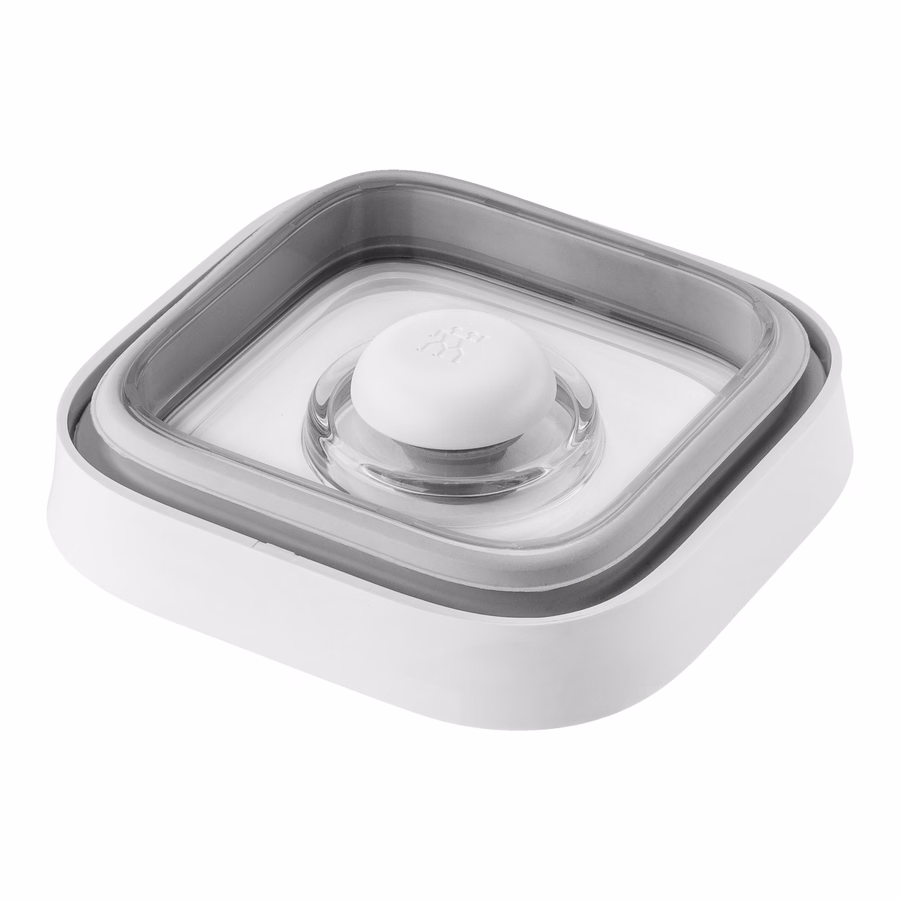 CUBE Container 3S / 11 cm, 1.25 Qt, Transparent-White