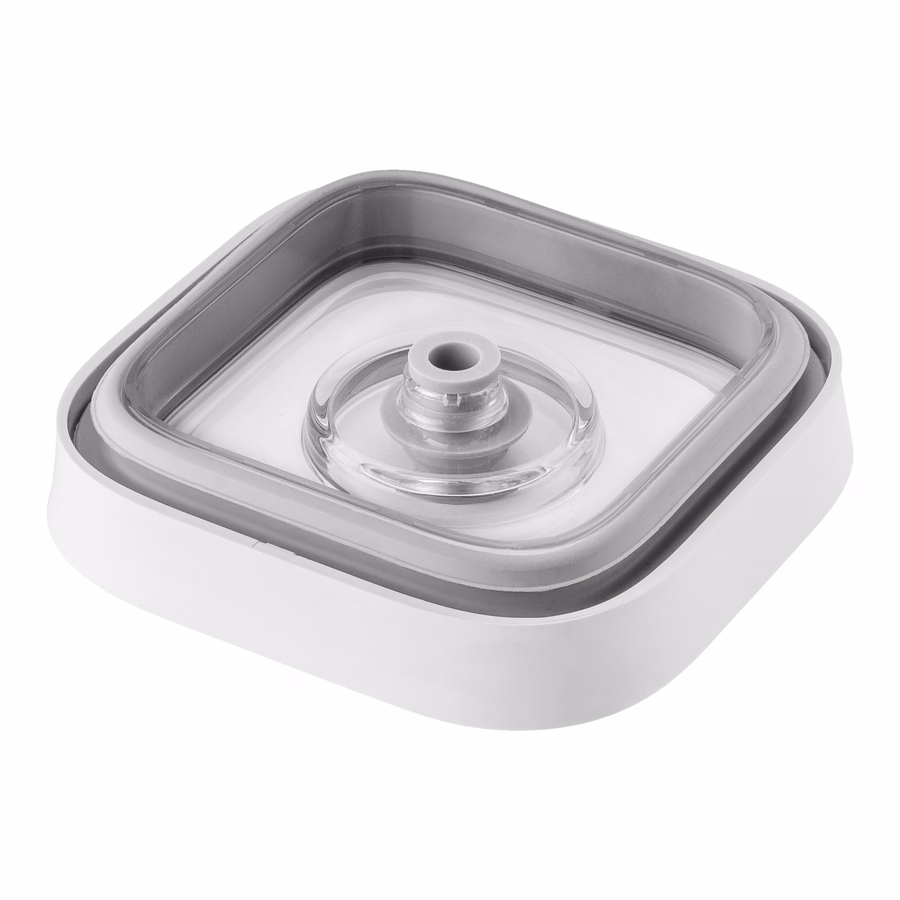 CUBE Container 3S / 11 cm, 1.25 Qt, Transparent-White