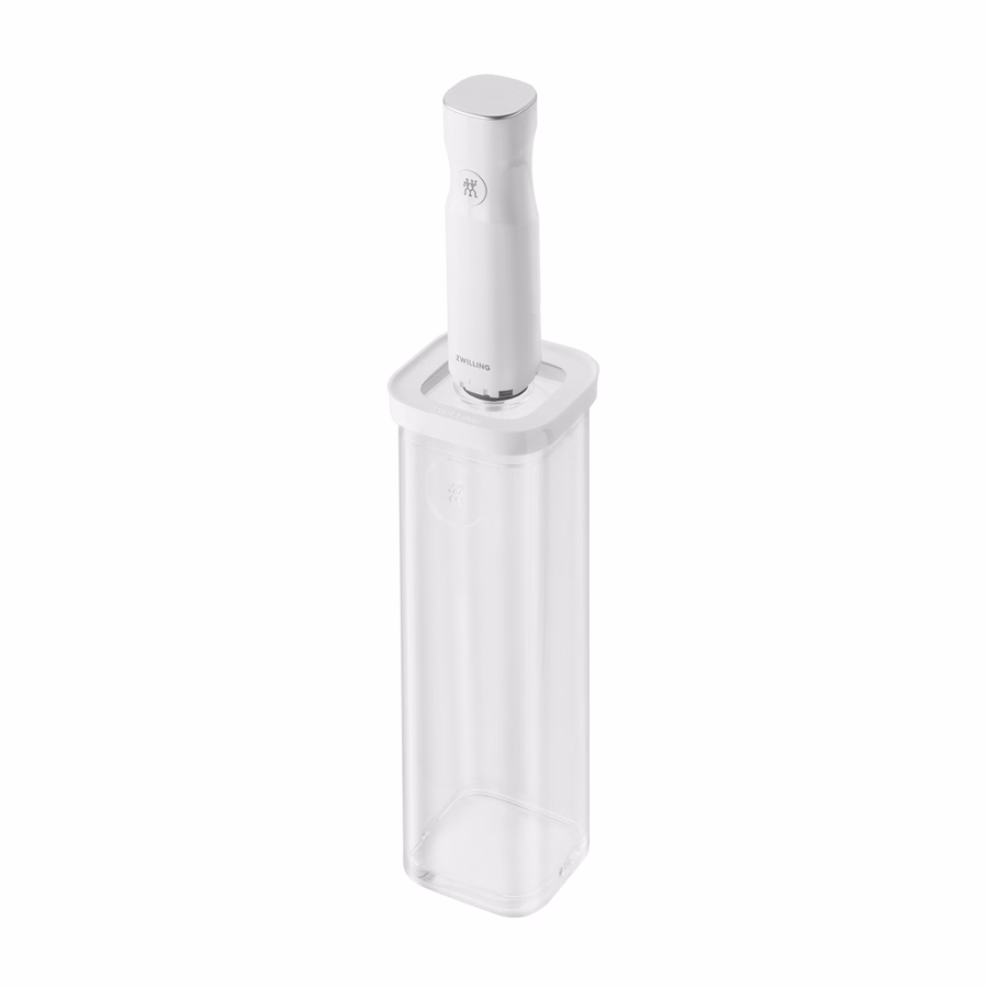 CUBE Container Set 4S / 11 cm, 1.75 Qt, Transparent-White