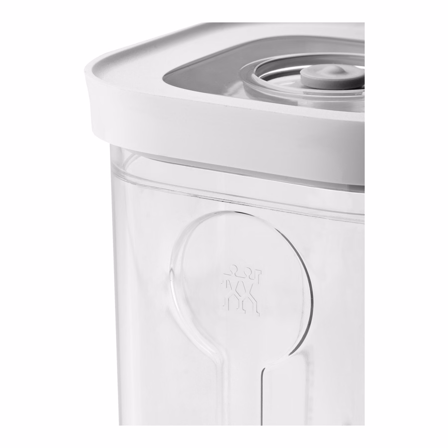 CUBE Container Set 4S / 11 cm, 1.75 Qt, Transparent-White