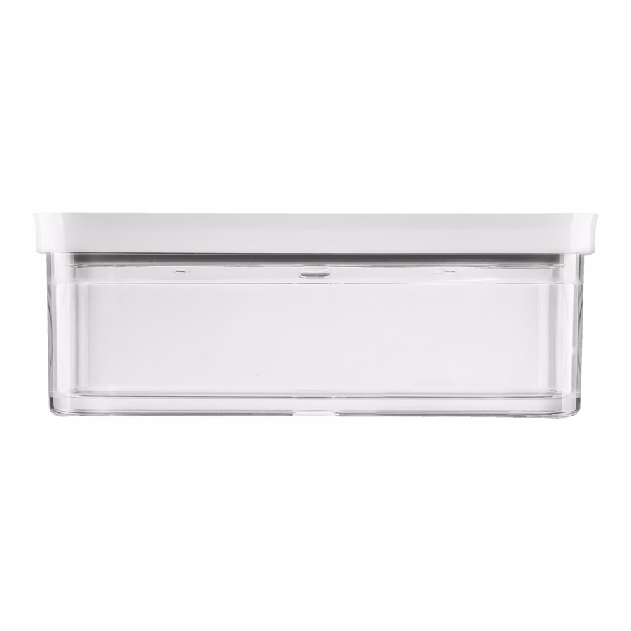 CUBE Container M / 21 cm, 0.75 Qt, Transparent-White