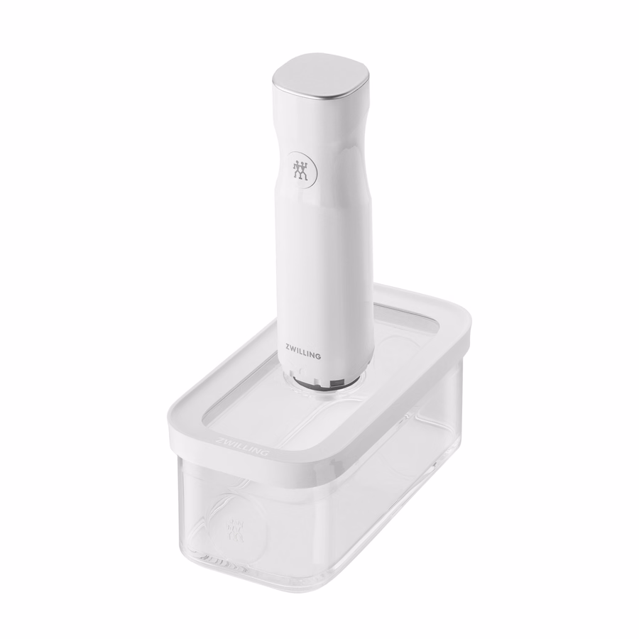 CUBE Container M / 21 cm, 0.75 Qt, Transparent-White