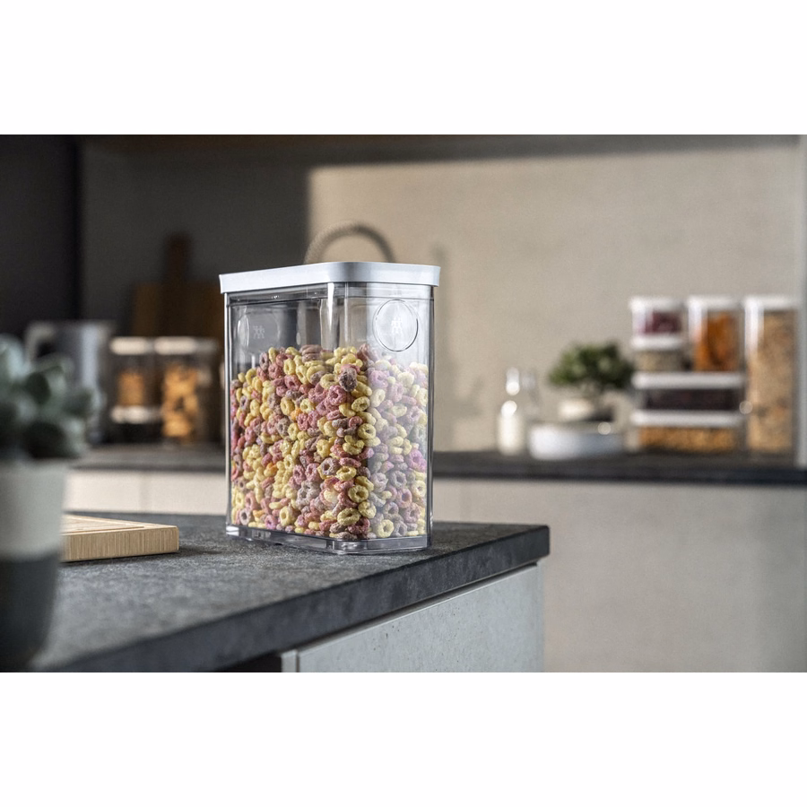 CUBE Container 3M / 21 cm, 3 Qt, Transparent-White