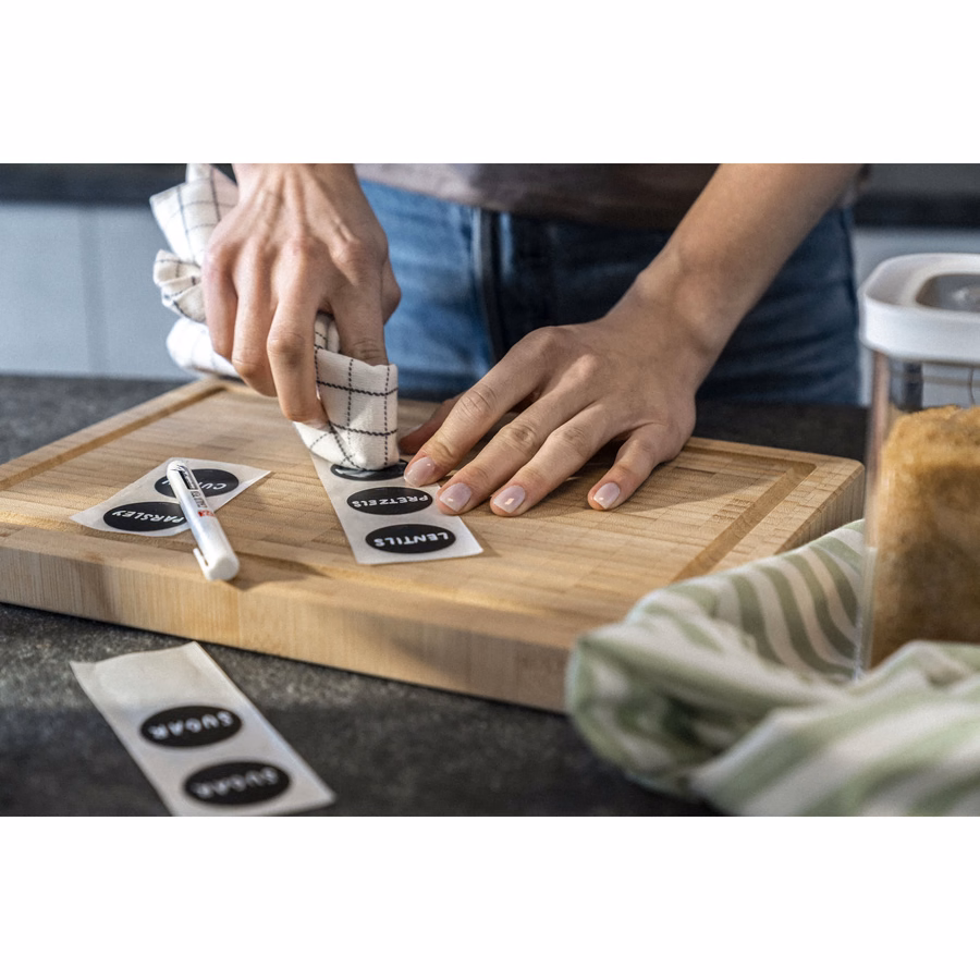 CUBE Silicone Label Set with Chalk Marker , 11-pc