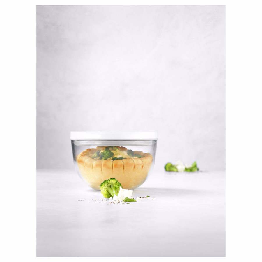 Vacuum bowl M / 18 cm, glass, Transparent