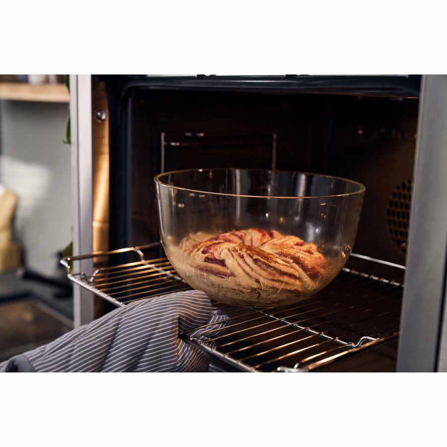 Vacuum bowl L / 24 cm, glass, Transparent