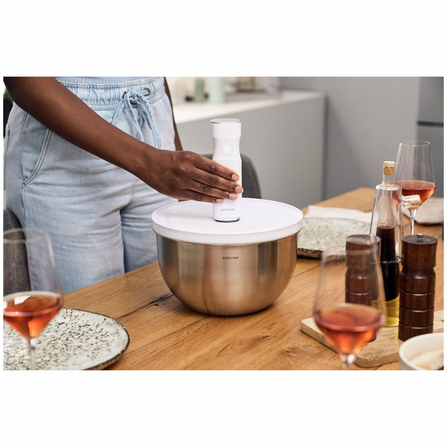 Vacuum bowl L / 24 cm, stainless steel, Silver
