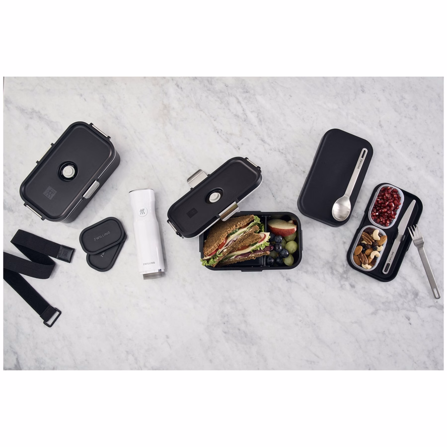 Vacuum Lunch Box, PP, Matte Black