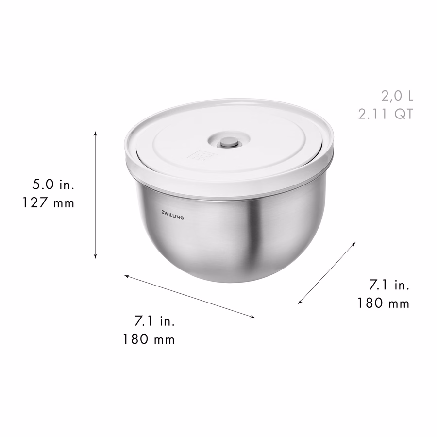 stainless steel / M/L Vacuum Starter Set, 9-pc