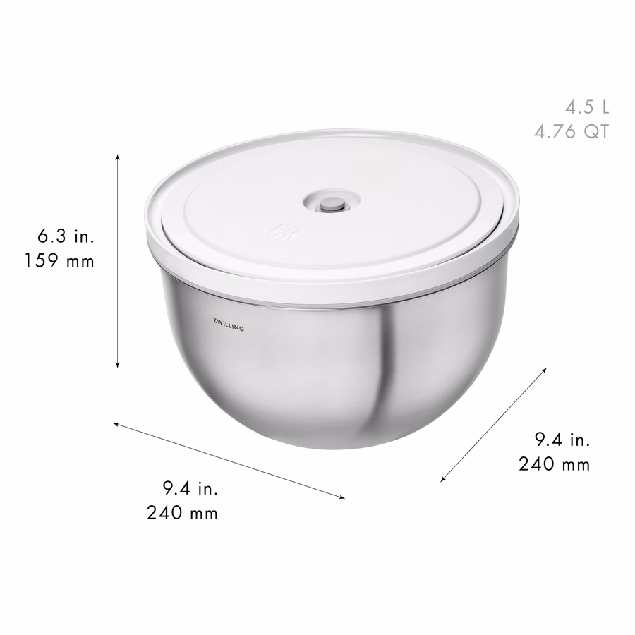 stainless steel / M/L Vacuum Starter Set, 9-pc