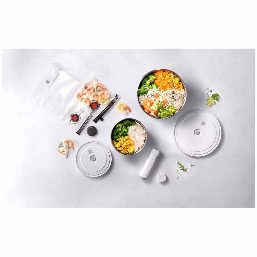 stainless steel / M/L Vacuum Starter Set, 9-pc