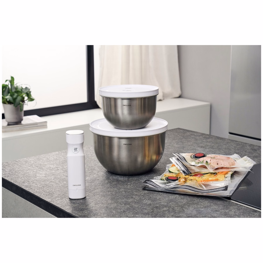 stainless steel / M/L Vacuum Starter Set, 9-pc