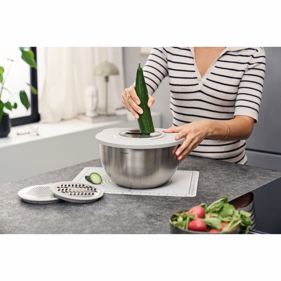 stainless steel / M/L Vacuum Starter Set, 9-pc