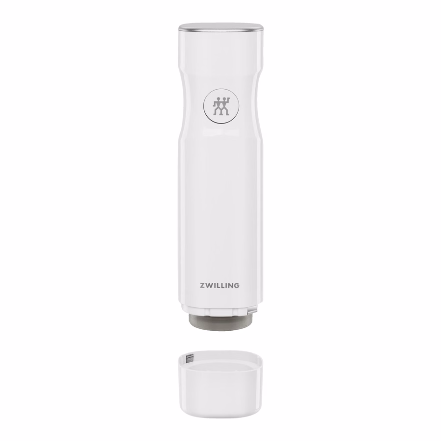 Vacuum pump with charging cap, White