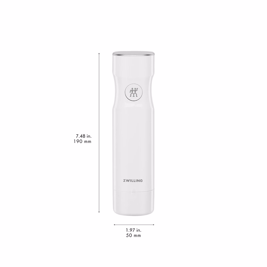 Vacuum pump with charging cap, White