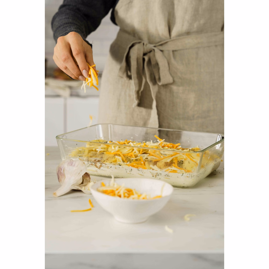 Vacuum Gratin Dish, Glass, La Mer