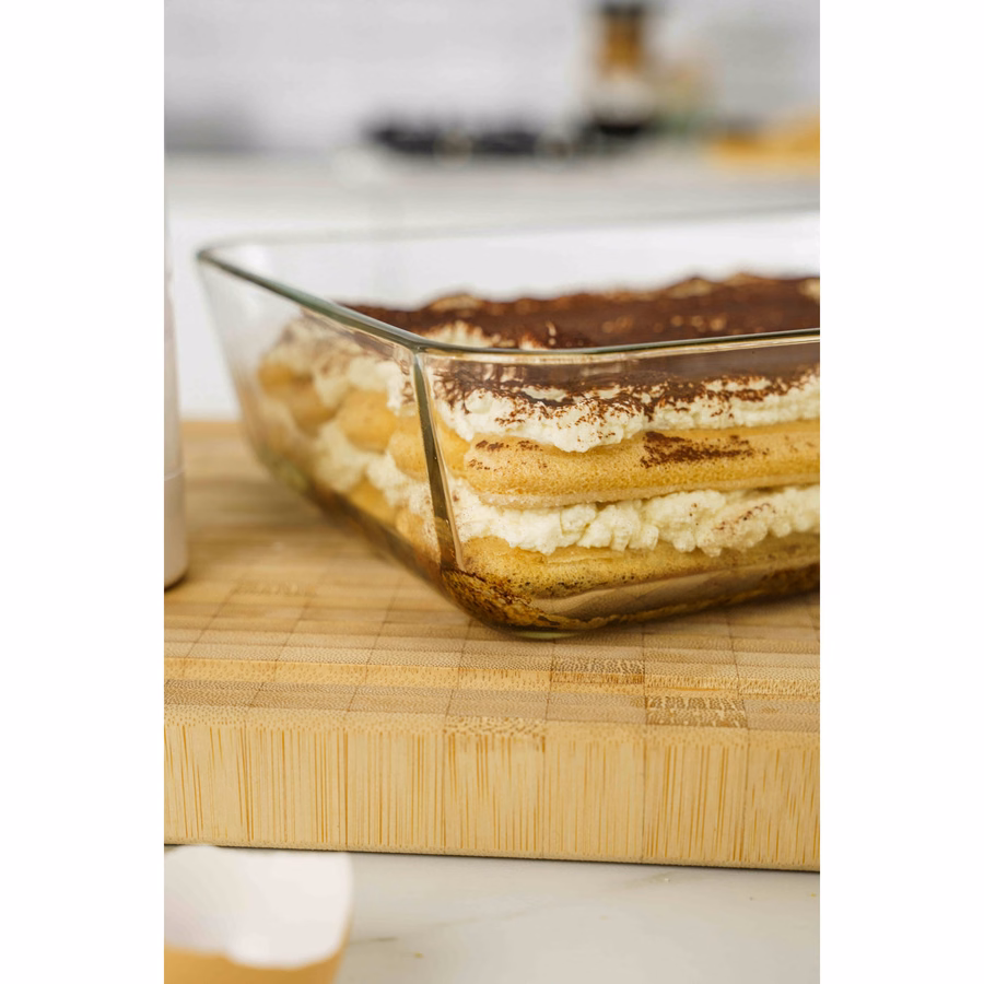 Vacuum Gratin Dish, Glass, La Mer