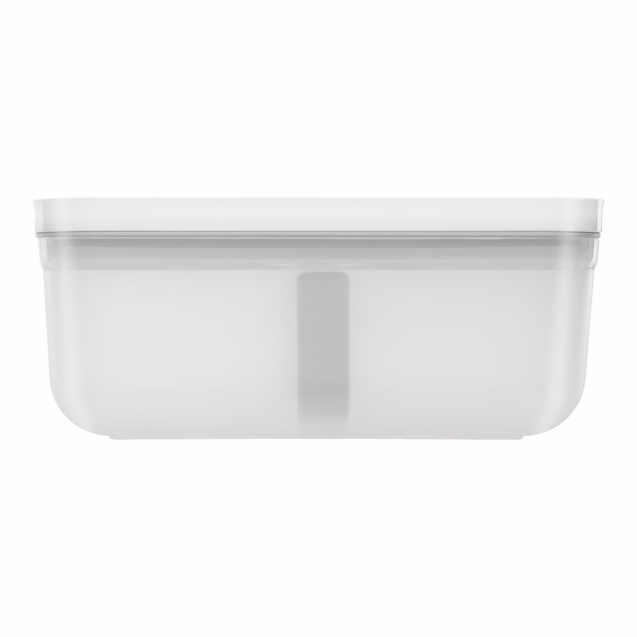 L, Vacuum Lunch Box, Plastic, Semitransparent-Grey