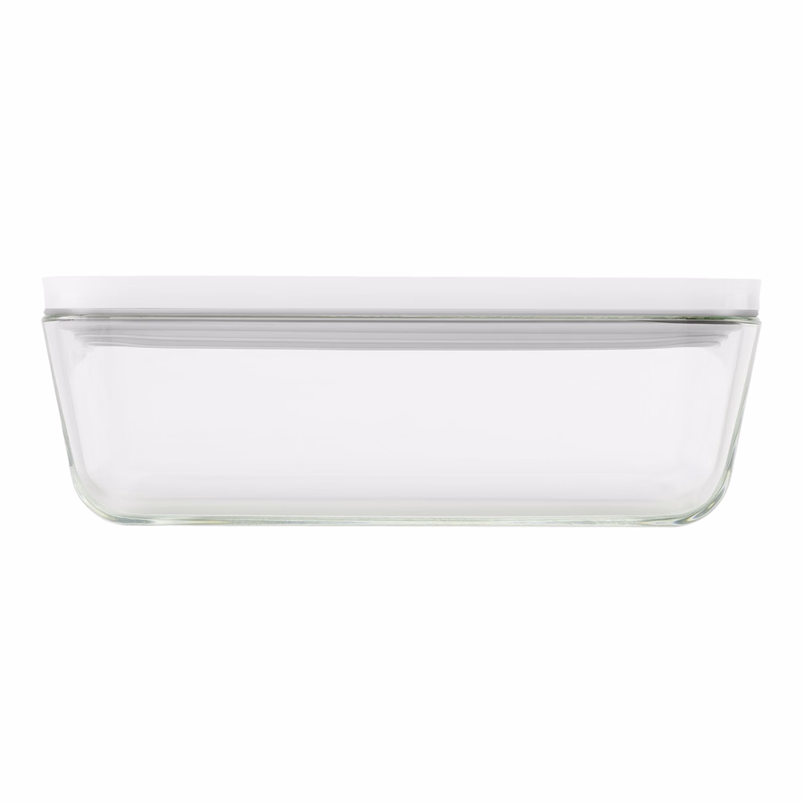 Vacuum Fridge Container, Glass, Grey