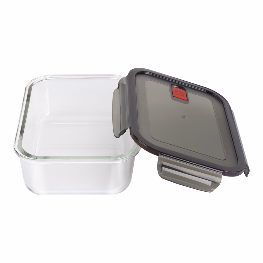 1.5 qt, Borosilicate Glass, Rectangular, Storage Container
